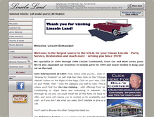 Tablet Screenshot of lincolnlandinc.com